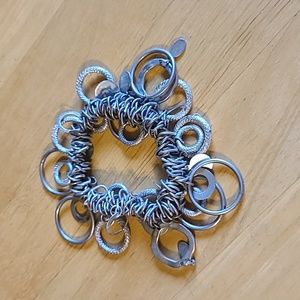 Silver stretchy bracelet